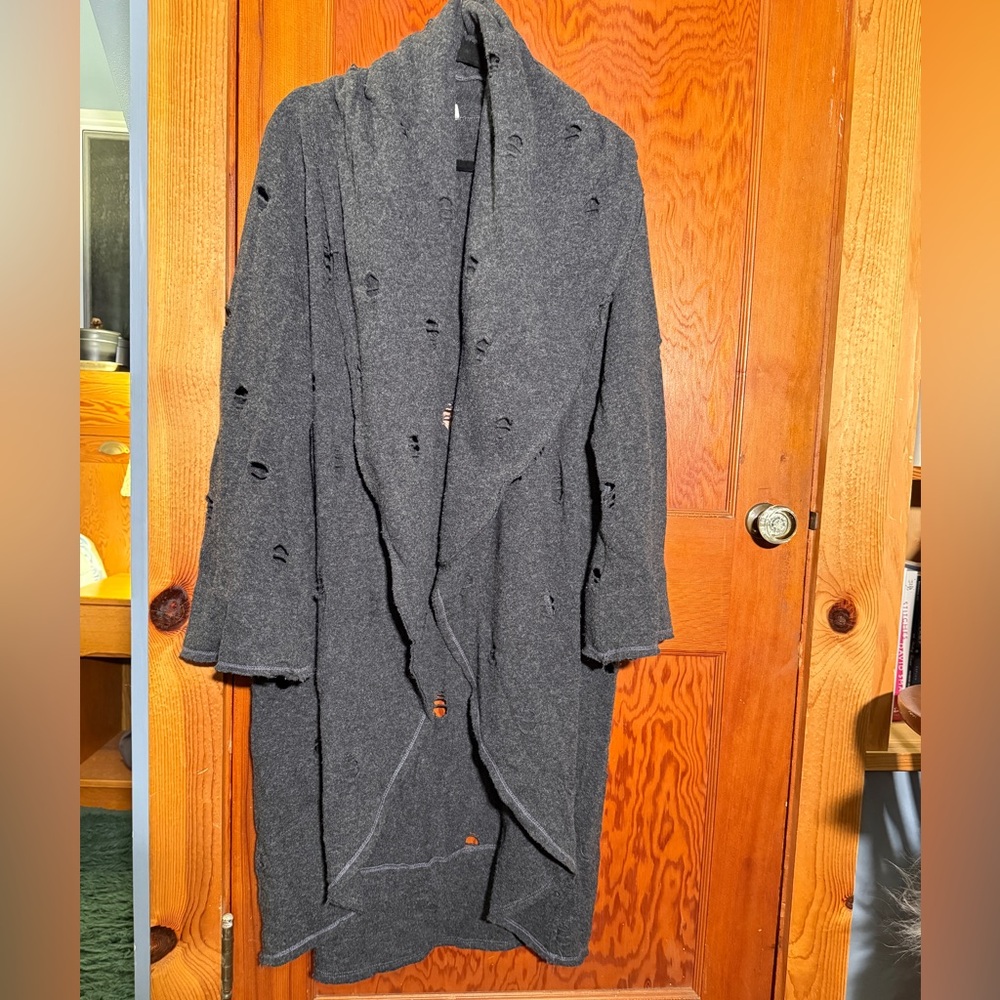 Oversized sweater coat